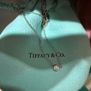Tiffany & Co. Silver Necklace with Round Pendant